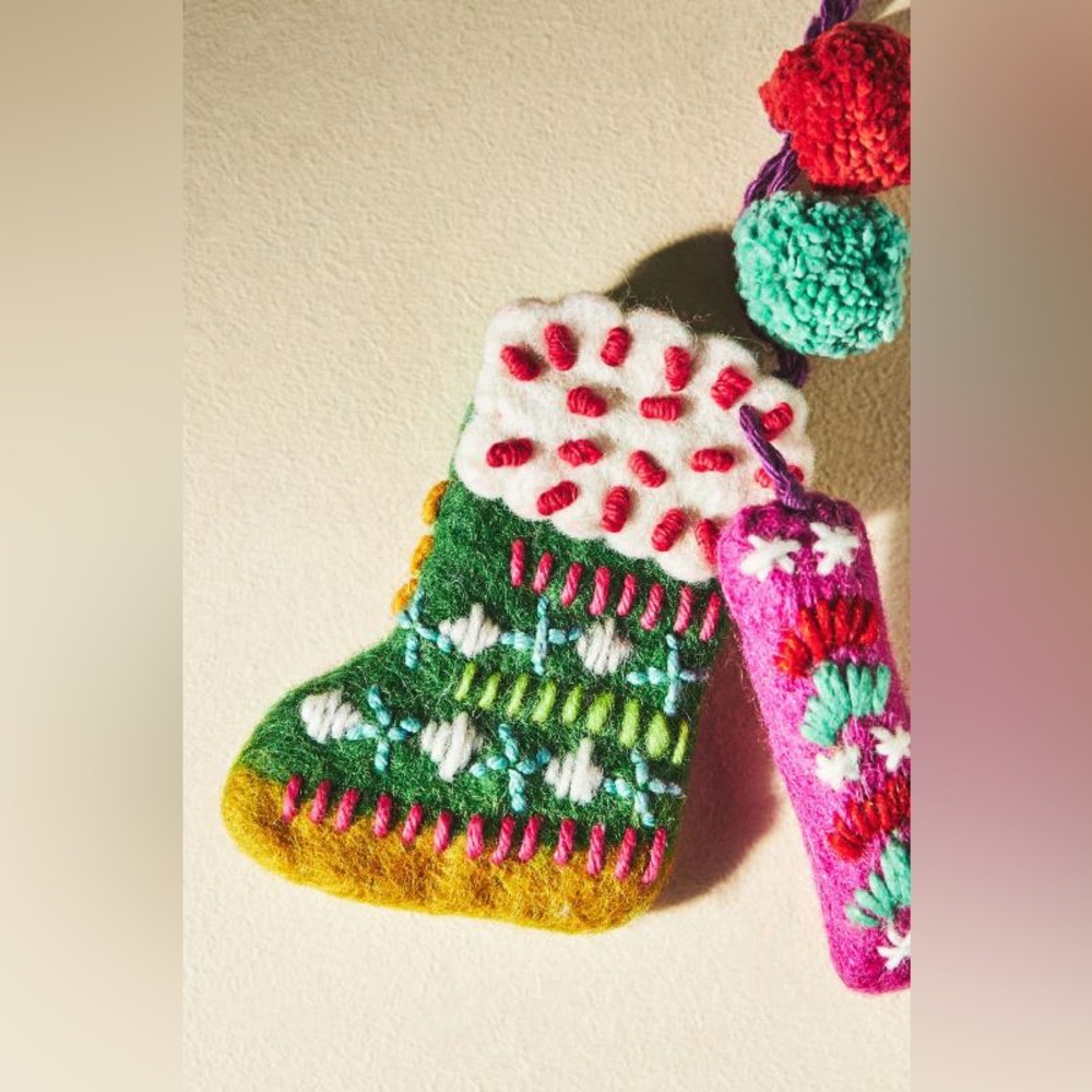 Anthropologie ‘L’ Après Ski Monogram Ornament ⛷️